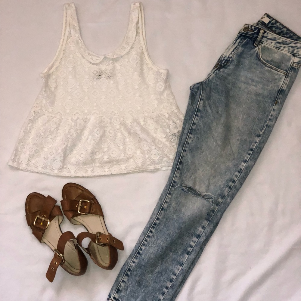 Ivory Knit Top